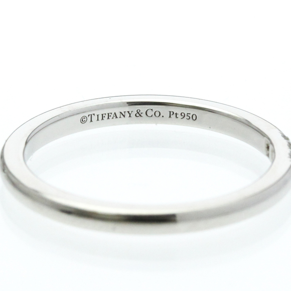 TIFFANY Silver Diamond Ring - Picture 8 of 9